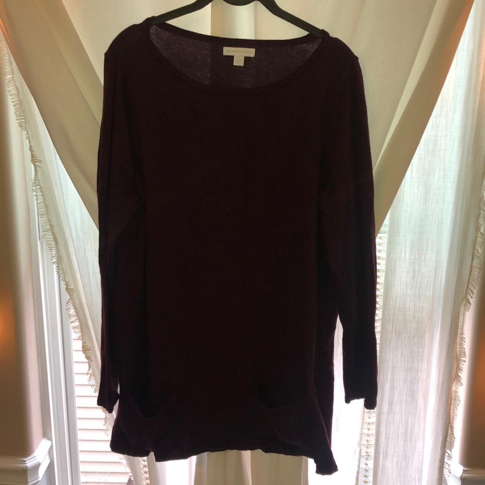 Burgundy Soft Long Sleeve